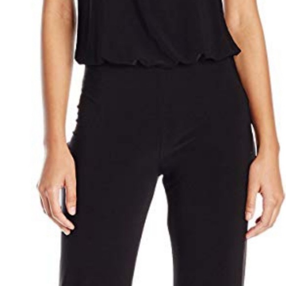 LAUNDRY by Shelli Segal Black Chain Neck Jumpsuit - Picture 7 of 16